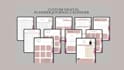design a minimalist digital etsy planner, journal and calender design
