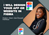 do figma design, saas website, and website ui ux design