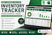 create a smart automated inventory tracker spreadsheet in google sheet or excel