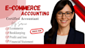 do ecommerce bookkeeping, financial statement, profit and loss, balance sheet