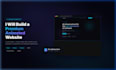build a premium custom animated website with react and webgl