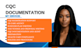 write full UK cqc registration, compliance documents business plan, nhs tender