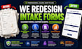 redesign your forms into clean, professional, printable plus digital formats