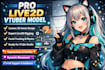 design and rig 2d anime vtuber model live 2d vtuber model, live2d vtuber model