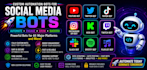 do youtube bot, twitter bot tiktok bot, instagram api bot, kick bot, twicth bot