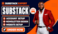 setup substack account manage substack newsletter podcast setup substack expert