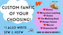 write any fanfiction you want