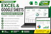 do microsoft excel spreadsheet, excel vba, macros, dashboard, google sheet