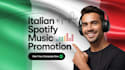 do spotify music promotion in italy
