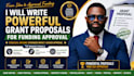 write powerful grant proposals for funding approval