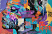 do abstract art, graffiti, illustration, and expressionism