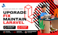 fix upgrade and maintain laravel php applications