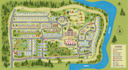 design custom vector map for rv park, campground and event layout