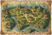 do fantasy map illustration and background art for map