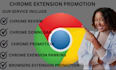 chrome extension promotion services, driving real user