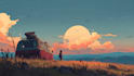 draw a digital illustration in unique style