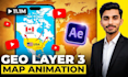 do map animation short and long video geo layer 3