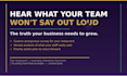 design an anonymous staff survey and provide an analysis
