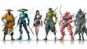 design unique and high quality gaming characters for game