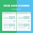do fast excel data cleaning and remove all duplicates