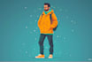 flat vector character illustration for anything