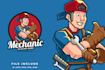 do modern high quality professional mechanic logo