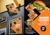 design food and burger social media ads