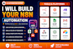 build an n8n automation workflow for lead capture and email marketing