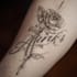 do your tattoo lettering logo and hand drawn typography