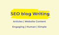 write SEO blog posts for small businesses and websites