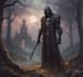 draw realistic fantasy horror character illustration
