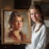 paint a real oil portrait