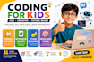 teach kids coding, scratch, python and game dev