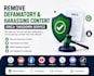 takedown remove harassing defamatory copyright instagram facebook tiktok yt