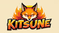 design super kitsune fox logo with express delivery