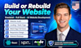 build rebuild custom website front end developer saas developer custom backend