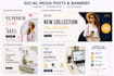 design posts and banners for social media