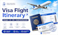 create flight itinerary for visa application