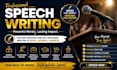 write powerful speech writing for weddings and events