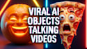 create viral ai objects talking video