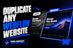 clone webflow duplicate webflow develop duplicate website to webflow website