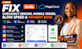 fix duda page cloud checkout errors mobile issues slow speed  payment bugs