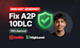 fix your a2p 10dlc registration for gohighlevel and twilio SMS