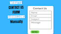 do contact us forms submission manually