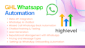 set up whatsapp ai chatbot and automation as ghl expert chatgpt api integration