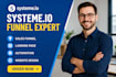 create systeme io landing page systeme io website expert systeme io sales funnel