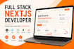 build a full stack nextjs, react website with chatgpt ai chatbot integration