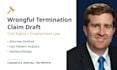 prepare a wrongful termination civil rights claim draft