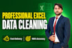 clean, format and organize messy excel data professionally