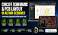 design circuit schematic and pcb layout in altium designer